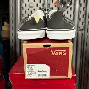 New - Men’s Vans Grey Classic Slip On Size 10